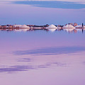 Pink Lake at Blue Hour